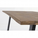   Wood & Steel Table Oslo Charcoal 200X100cm 