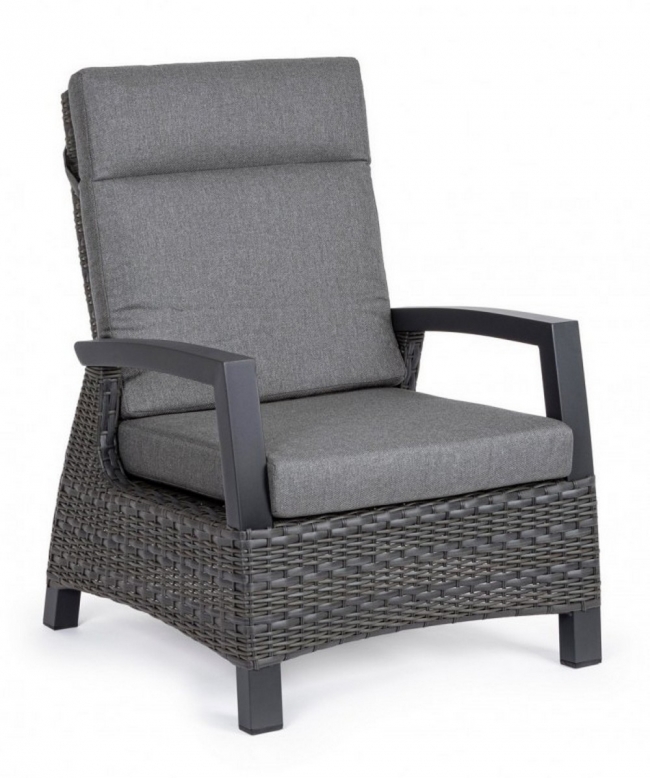   Rattan Lounge Britton Charcoal 73x83x103cm    Epilegin. 