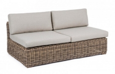   2 Rattan Lounge Coraline 163x98x79cm 