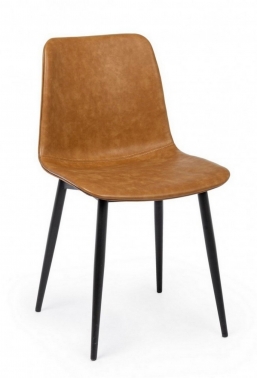 KYRA BROWN VINTAGE PU CHAIR    Epilegin.