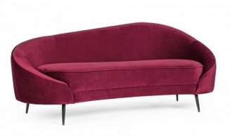 SERAPHIN WINE SOFA 2 SEATS