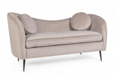  Candis Light Grey Sofa 2 Seats 