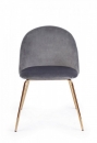  TANYA DARK GREY VELVET CHAIR 