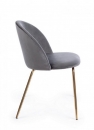  TANYA DARK GREY VELVET CHAIR 