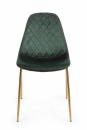  TERRY DARK GREEN VELVET CHAIR 