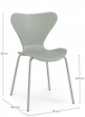  Tessa Green Chair With Match Colour Legs 