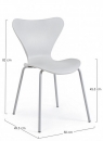  Tessa Light Grey Chair W-Match Col.Legs 