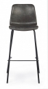  KYRA GREY VINTAGE PU BAR STOOL 