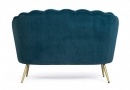  GILIOLA BLUE PEACOCK SOFA 2 SEATS 