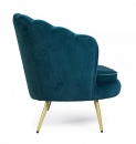  GILIOLA BLUE PEACOCK SOFA 2 SEATS 