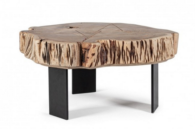   Coffee table KEVAL Natural 70X65cm    Epilegin. 