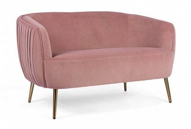  LINSAY ANTIQUE PINK SOFA 2SEATS    Epilegin. 