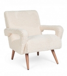  Berna White Armchair 