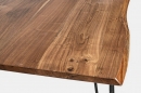  Ξύλινο τραπέζι ακακίας με μεταλλικά πόδια "Barrow"  180x90x77εκ 