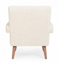  Berna White Armchair 