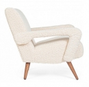  Berna White Armchair 