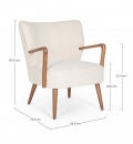  Moritz White Armchair 