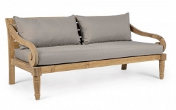  Lounge Teak Karuba Taupe 165X80X75cm    Epilegin.