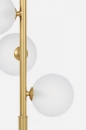  Μεταλλικό φωτιστικό δαπέδου "Balls" χρυσό 25x25x156.5εκ 