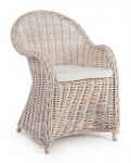  ��������� Rattan Martin Brush White 60X67x89cm 