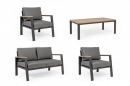    Set 4pcs Bemar Charcoal - Natural 