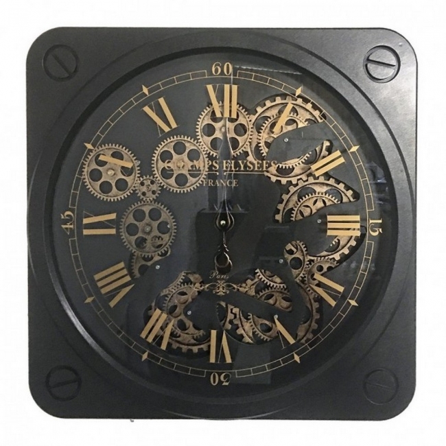  Διακοσμητικό ρολόι τοίχου Engrenage 49X49 από την εταιρία Epilegin. 