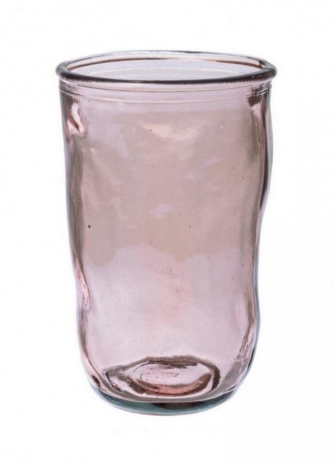  Γυάλινο ποτήρι "Alisya Pink" 8X13cm από την εταιρία Epilegin. 