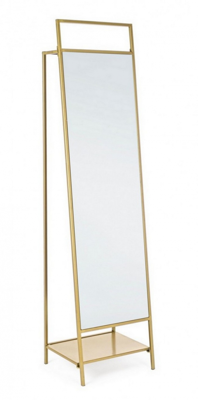  Ατσάλινος καθρέφτης δαπέδου "Ekbal"  χρυσό 46x39x181.5εκ από την εταιρία Epilegin. 