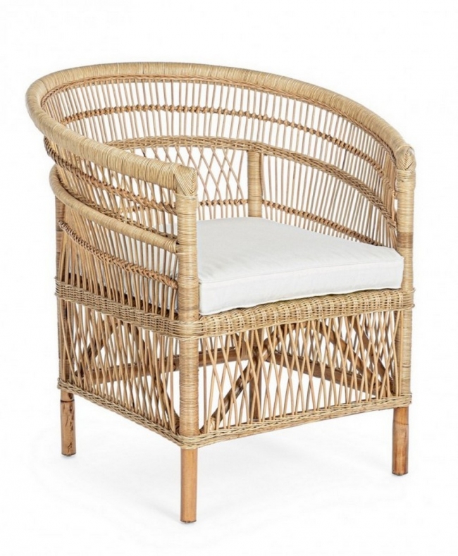  Josefina Natural Armchair W-Cush    Epilegin. 