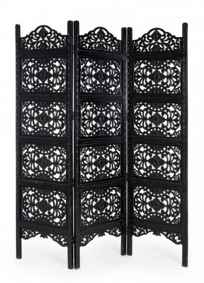  Παραβάν Kiran Antique μαύρο 150x2,1x180cm από την εταιρία Epilegin. 