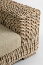   Rattan 3 Seats Leandro Natural 220x97x92cm 