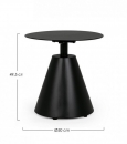   Coffee table  "Aloha" Black 5050cm 
