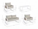    Set 4pcs Captiva White 