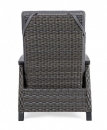   Rattan Lounge Britton Charcoal 73x83x103cm 