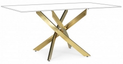  GEORGE GOLD LEGS TABLE 160X90 