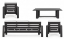    Set 4pcs Baltic Charcoal 