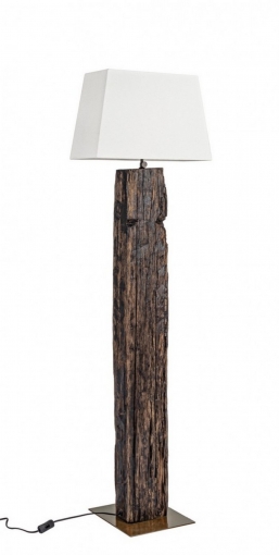 HUGO BRASS-WHITE FLOOR LAMP H155    Epilegin.