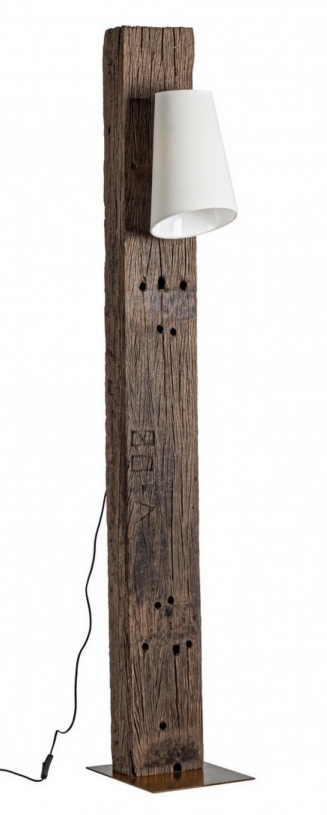 COCOON BRASS-WHITE FLOOR LAMP H200