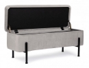  IRINA LIGHT GREY 2 SEATS BENCH W-CONT. 