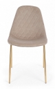  TERRY TAUPE VELVET CHAIR 