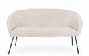  AIKO WHITE VELVET SOFA 