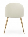  TANYA WHITE VELVET CHAIR 