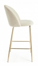  CARRY WHITE VELVET BAR STOOL 