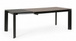 Briva Grey-Black Ex Table 160-220X90
