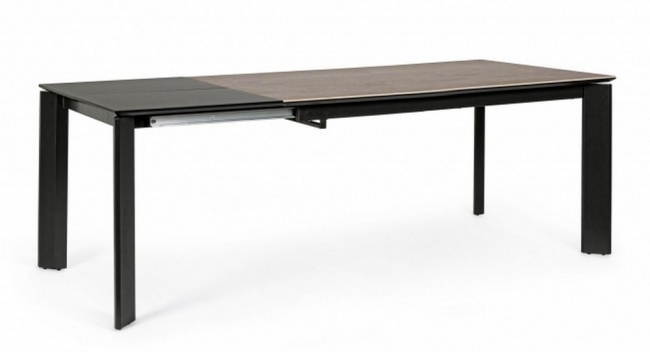  Briva Grey-Black Ex Table 160-220X90    Epilegin. 