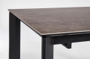  Briva Grey-Black Ex Table 160-220X90 