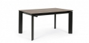  Briva Grey-Black Ex Table 140-200X90 