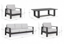    Set 4pcs Baltic Charcoal 