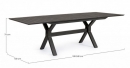  Τραπέζι Αλουμινίου επεκ/μενο Kenyon Charcoal 180/240X100X76cm 
