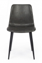  KYRA GREY VINTAGE PU CHAIR 